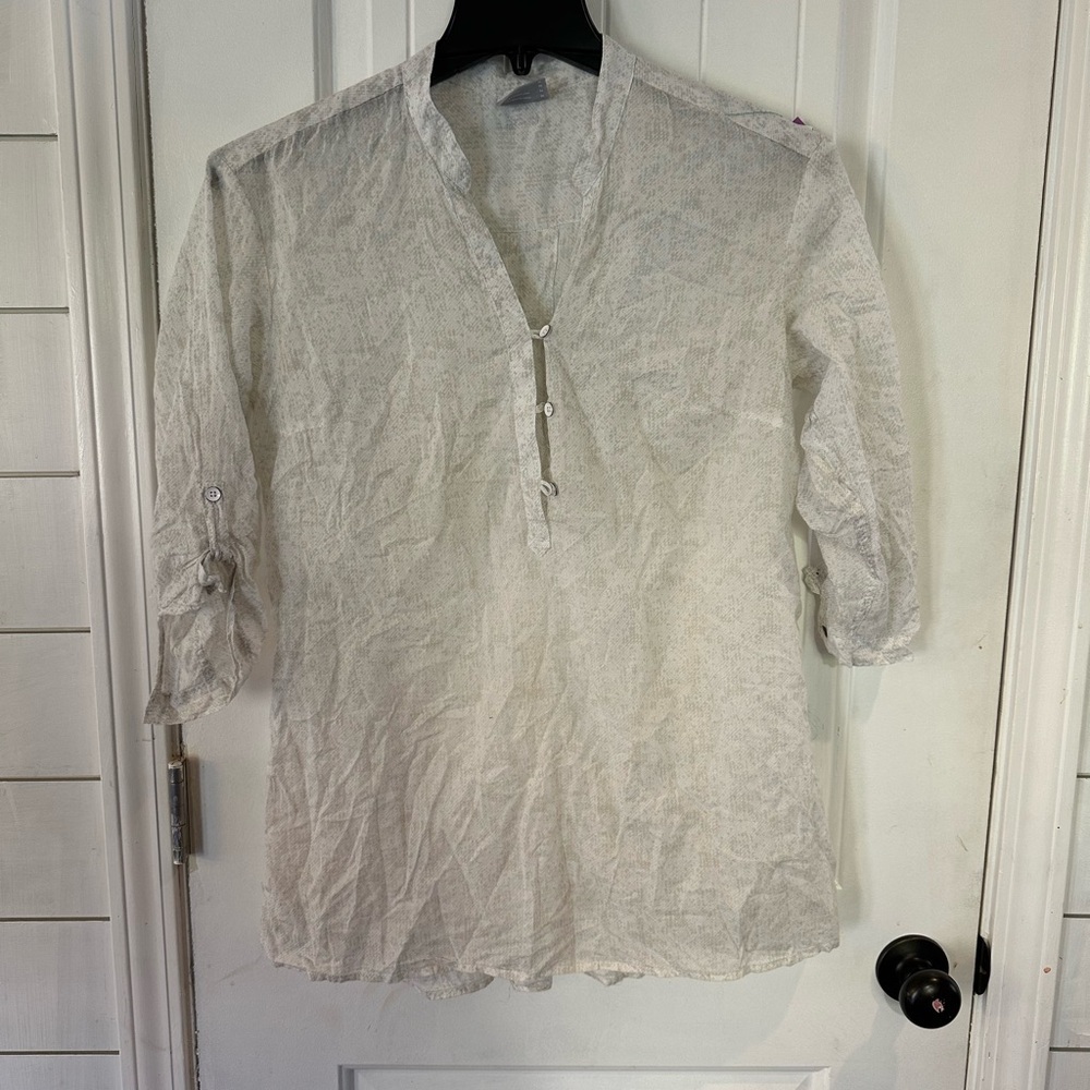 Columbia Cream Tunic Top for Women - Picture 1 of 5